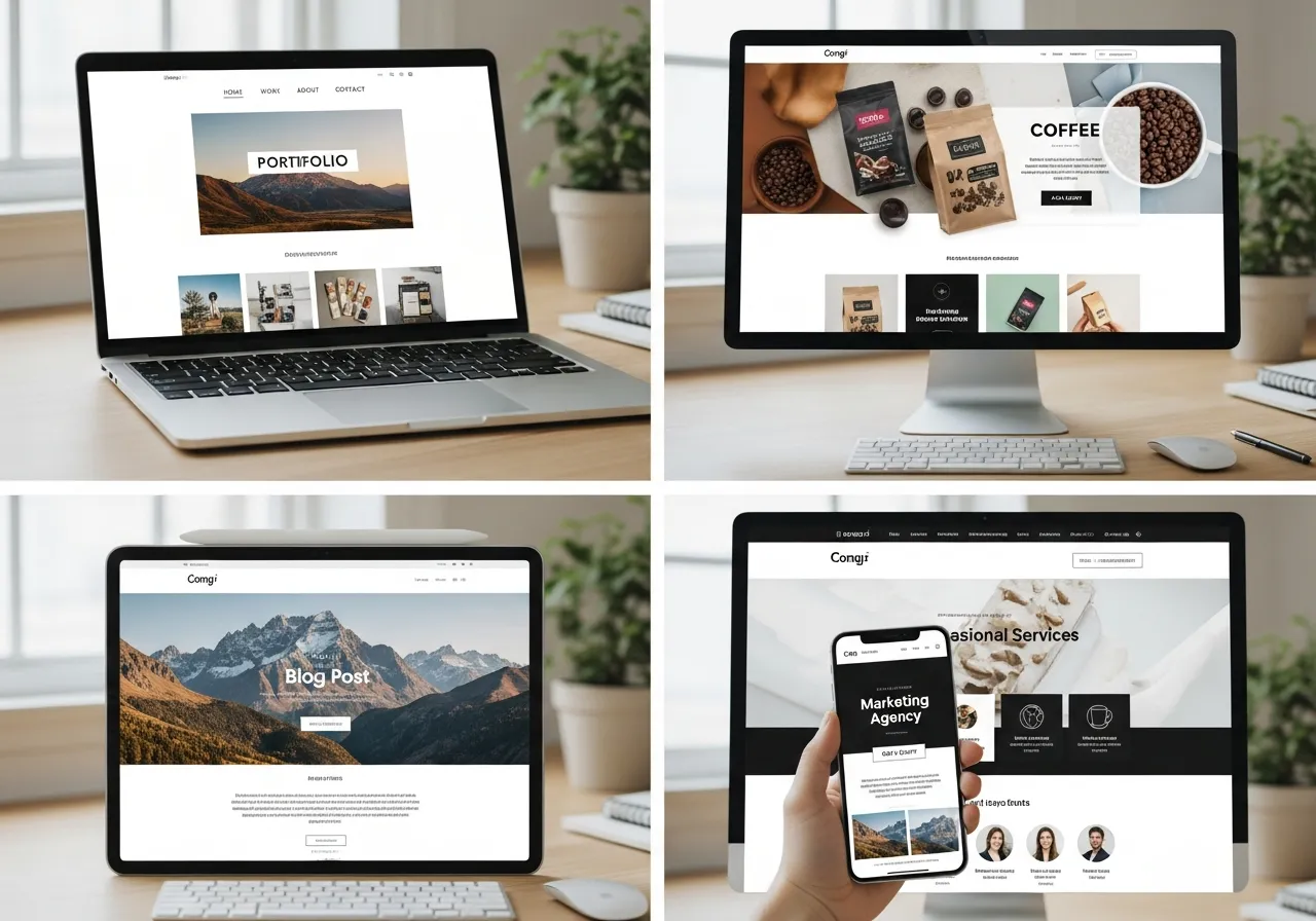 Starter website template package